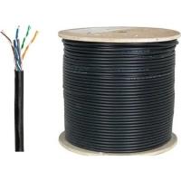 QPORT Q-CATO2 200MT UTP CAT6 OUTDOOR NETWORK KABLO SIYAH 23AWG 0.58MM - 1